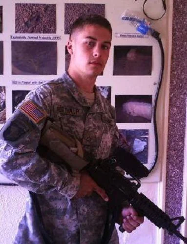 Randy in U.S. Army uniform while serving in Iraq
